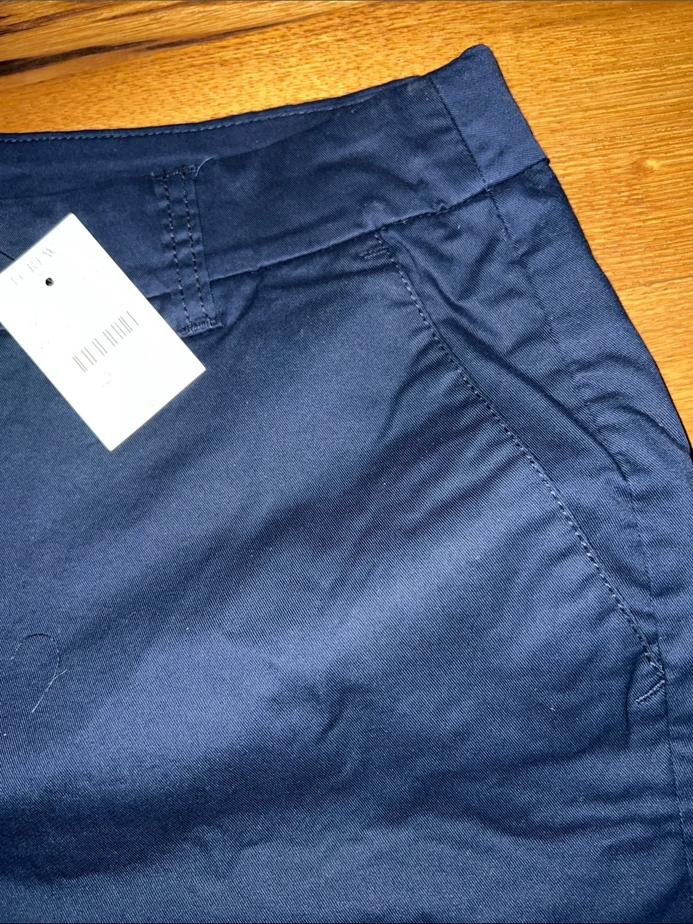 J. Crew new Navy Flat-Front Chino Shorts 16 9” nwt